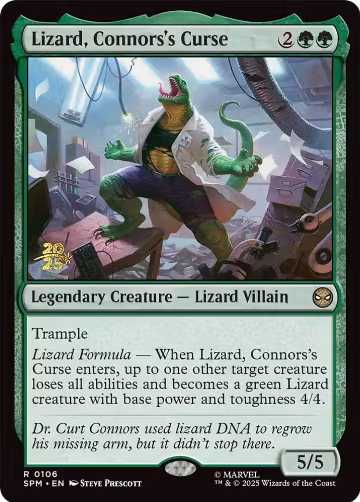 Lizard, Connors's Curse (106), Prerelease Cards — Magic card price