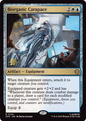 Biorganic Carapace (124), Prerelease Cards — Magic card price