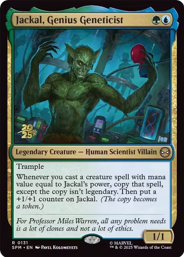 Jackal, Genius Geneticist (131), Prerelease Cards — Magic card price
