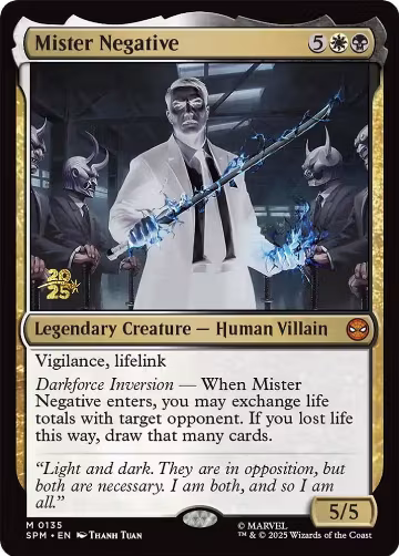 Mister Negative (135), Prerelease Cards — Magic card price