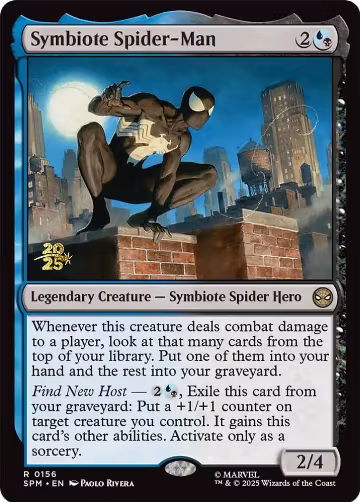 Symbiote Spider-Man (156), Prerelease Cards — Magic card price