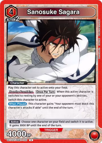 Sanosuke Sagara (103) (UE11ST/RNK-1-103), Rurouni Kenshin Starter Deck — Union Arena card price