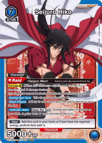 Seijuro Hiko (008) (UE11BT/RNK-1-008), Rurouni Kenshin — Union Arena card price