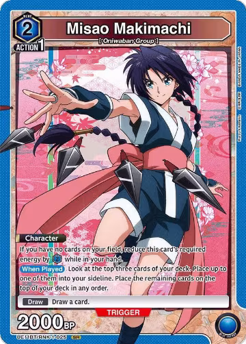 Misao Makimachi (025) (UE11BT/RNK-1-025), Rurouni Kenshin — Union Arena card price