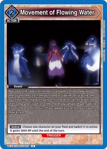 Movement of Flowing Water (UE11BT/RNK-1-033), Rurouni Kenshin — Union Arena card price