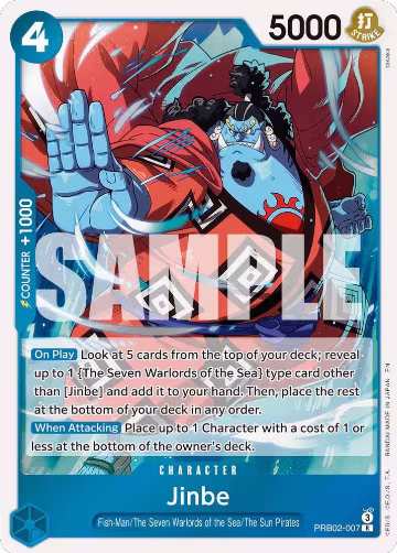 Jinbe - PRB02-007 (PRB02-007), Premium Booster -The Best- Vol. 2 — One Piece card price