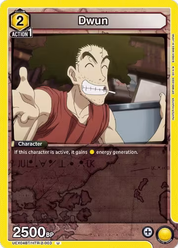 Dwun (UEX04BT/HTR-2-003), UEX04BT: HUNTER X HUNTER Vol.2 — Union Arena card price