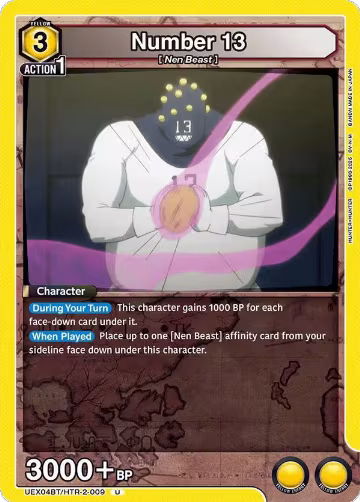 Number 13 (UEX04BT/HTR-2-009), UEX04BT: HUNTER X HUNTER Vol.2 — Union Arena card price