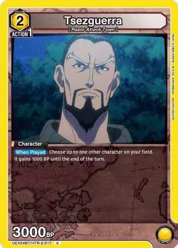 Tsezguerra (017) (UEX04BT/HTR-2-017), UEX04BT: HUNTER X HUNTER Vol.2 — Union Arena card price