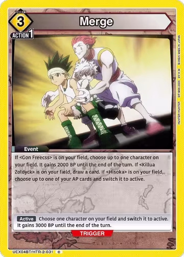 Merge (UEX04BT/HTR-2-031), UEX04BT: HUNTER X HUNTER Vol.2 — Union Arena card price