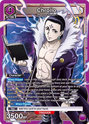 Chrollo (UEX04BT/HTR-2-050), UEX04BT: HUNTER X HUNTER Vol.2 — Union Arena card price