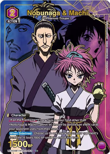 Nobunaga & Machi (U*) (UEX04BT/HTR-2-053), UEX04BT: HUNTER X HUNTER Vol.2 — Union Arena card price