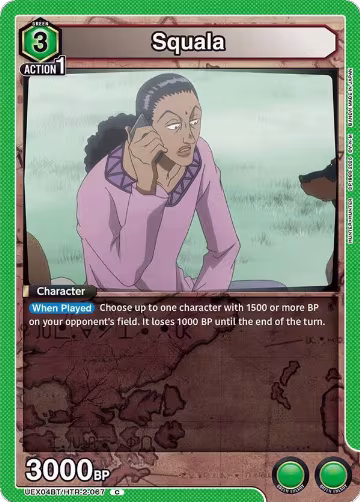 Squala (UEX04BT/HTR-2-067), UEX04BT: HUNTER X HUNTER Vol.2 — Union Arena card price