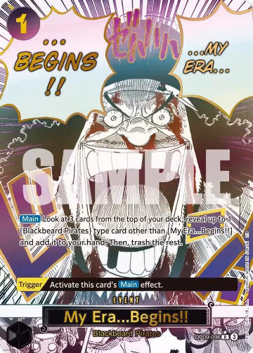 My Era...Begins!! (Alternate Art) (OP09-096) — card price