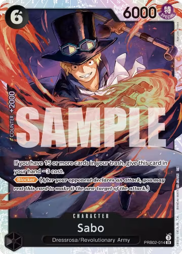 Sabo - PRB02-014 (PRB02-014), Premium Booster -The Best- Vol. 2 — One Piece card price