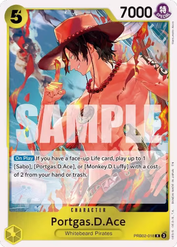 Portgas.D.Ace - PRB02-018 (PRB02-018), Premium Booster -The Best- Vol. 2 — One Piece card price