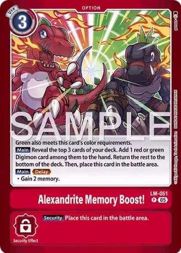 Alexandrite Memory Boost! (LM-051 P), Limited Card Pack -Another Knight- — Digimon card price