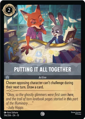 Putting It All Together (196/204), Whispers in the Well — Lorcana card price