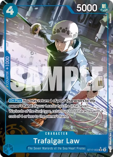 Trafalgar Law - ST17-002 (Alternate Art) (ST17-002), Premium Booster -The Best- Vol. 2 — One Piece card price