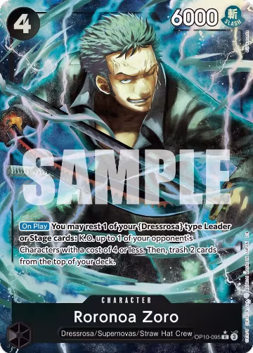 Roronoa Zoro - OP10-095 (Alternate Art) (OP10-095), Premium Booster -The Best- Vol. 2 — One Piece card price