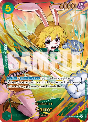 Carrot (SP) (OP08-023), Premium Booster -The Best- Vol. 2 — One Piece card price