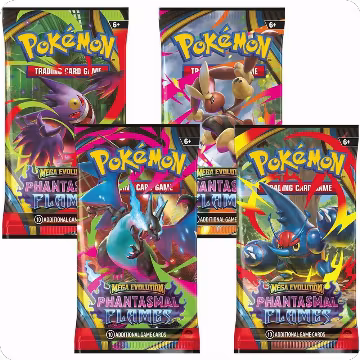 Phantasmal Flames Booster Pack Art Bundle [Set of 4], Phantasmal Flames — Pokémon sealed product price
