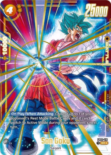 Son Goku - FB02-119 (Gold) (FB02-119), Fusion World Promotion Cards and Packs — DB Fusion card price