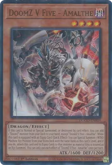 DoomZ V Five - Amalthe (DOOD-EN009), Doom of Dimensions — Yu-Gi-Oh! card price