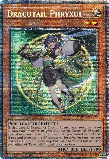 Dracotail Phryxul (Starlight Rare) (DOOD-EN023), Doom of Dimensions — Yu-Gi-Oh! card price