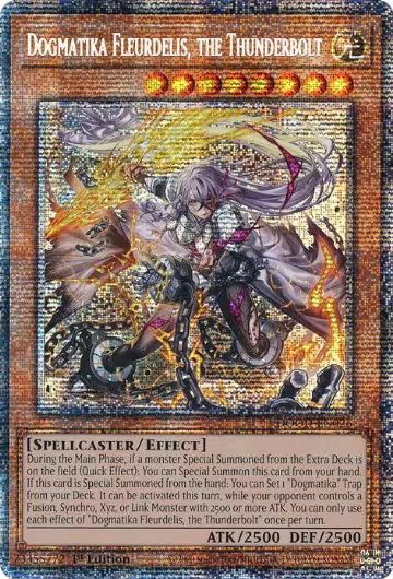 Dogmatika Fleurdelis, the Thunderbolt (Starlight Rare) (DOOD-EN026) — card price