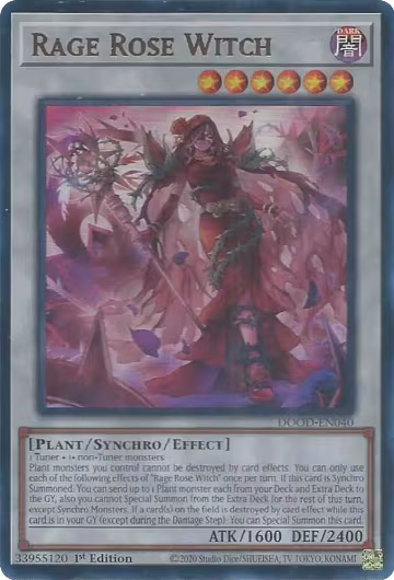 Rage Rose Witch (DOOD-EN040), Doom of Dimensions — Yu-Gi-Oh! card price