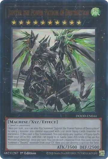 Jupiter the Power Patron of Destruction (DOOD-EN044), Doom of Dimensions — Yu-Gi-Oh! card price