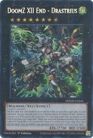 DoomZ XII End - Drastrius (DOOD-EN045), Doom of Dimensions — Yu-Gi-Oh! card price