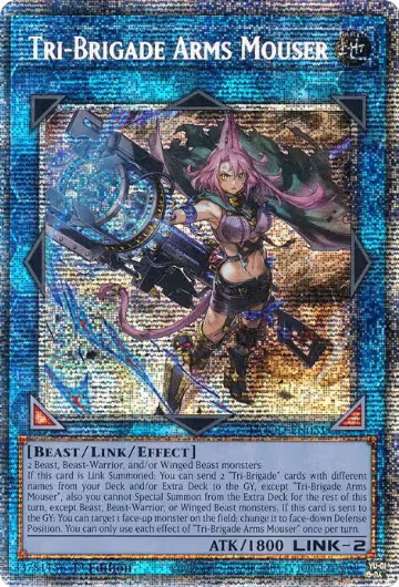 Tri-Brigade Arms Mouser (Starlight Rare) (DOOD-EN051), Doom of Dimensions — Yu-Gi-Oh! card price
