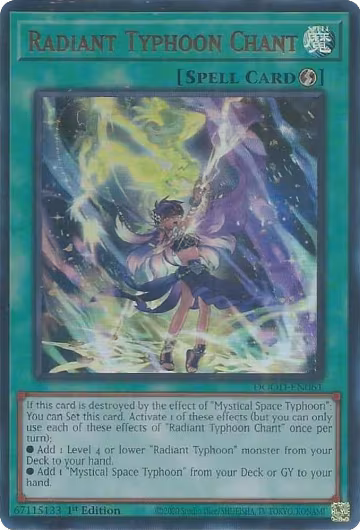 Radiant Typhoon Chant (DOOD-EN061), Doom of Dimensions — Yu-Gi-Oh! card price