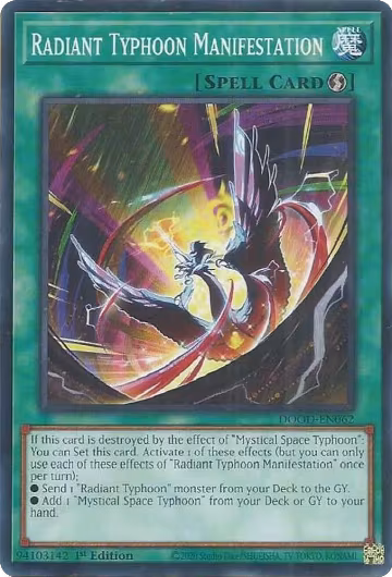 Radiant Typhoon Manifestation (DOOD-EN062), Doom of Dimensions — Yu-Gi-Oh! card price