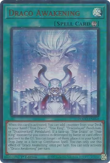 Draco Awakening (DOOD-EN064), Doom of Dimensions — Yu-Gi-Oh! card price