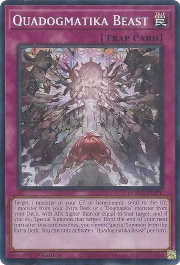 Quadogmatika Beast (DOOD-EN078), Doom of Dimensions — Yu-Gi-Oh! card price