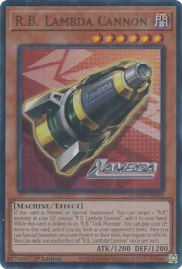 R.B. Lambda Cannon (DOOD-EN090), Doom of Dimensions — Yu-Gi-Oh! card price