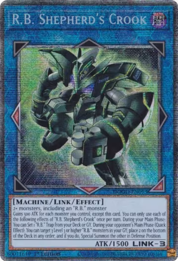 R.B. Shepherd's Crook (Starlight Rare) (DOOD-EN093), Doom of Dimensions — Yu-Gi-Oh! card price