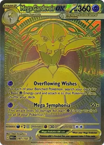 Mega Gardevoir ex - 187/132 (187/132), Mega Evolution — Pokémon card price