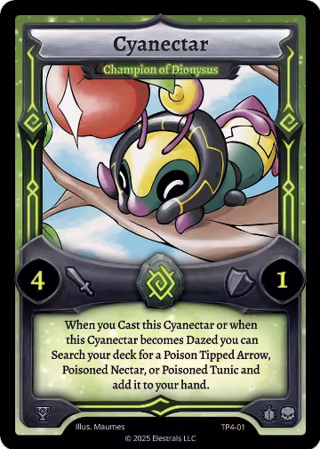 Cyanectar - Champion of Dionysus (TP4-01), Organized Play Series 4 — Elestrals card price