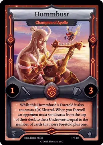 Hummbust - Champion of Apollo (TP4-03), Organized Play Series 4 — Elestrals card price