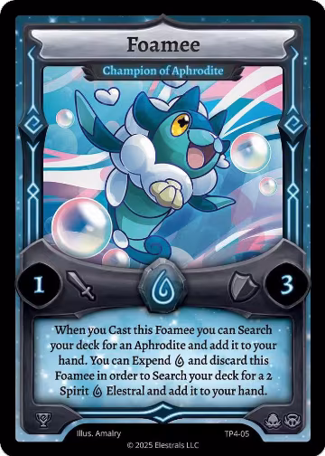 Foamee - Champion of Aphrodite (TP4-05), Organized Play Series 4 — Elestrals card price