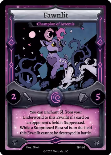 Fawnlit - Champion of Artemis (TP4-09), Organized Play Series 4 — Elestrals card price