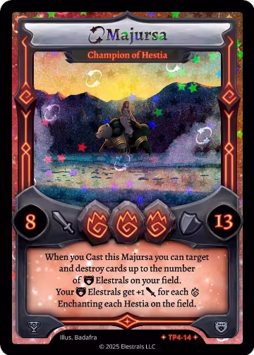 Majursa - Champion of Hestia (TP4-14), Organized Play Series 4 — Elestrals card price