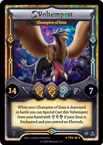 Voltempest - Champion of Zeus (TP4-18) — card price