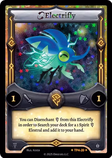 Electrifly (TP4-20), Organized Play Series 4 — Elestrals card price