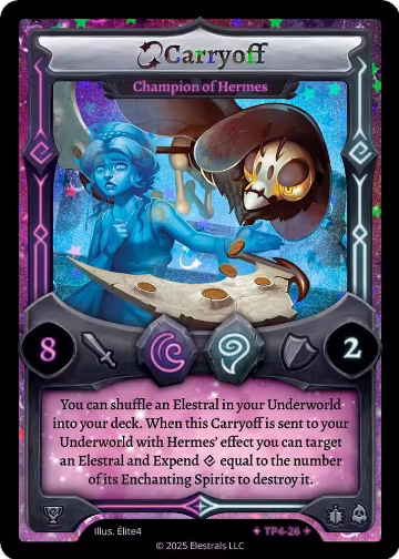 Carryoff - Champion of Hermes (TP4-26), Organized Play Series 4 — Elestrals card price