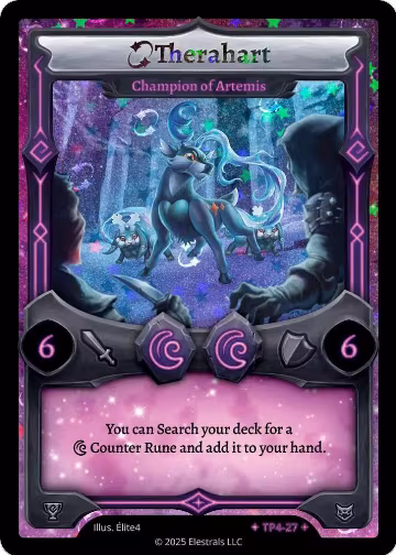 Therahart - Champion of Artemis (TP4-27), Organized Play Series 4 — Elestrals card price
